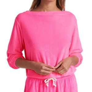 Generation Love Hot Pink Terry Cloth Sweatshirt
